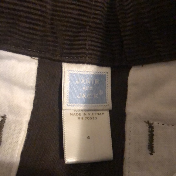 2 pair of boy pants. Janie and Jack coudory and gap jeans size 4 - Picture 3 of 9